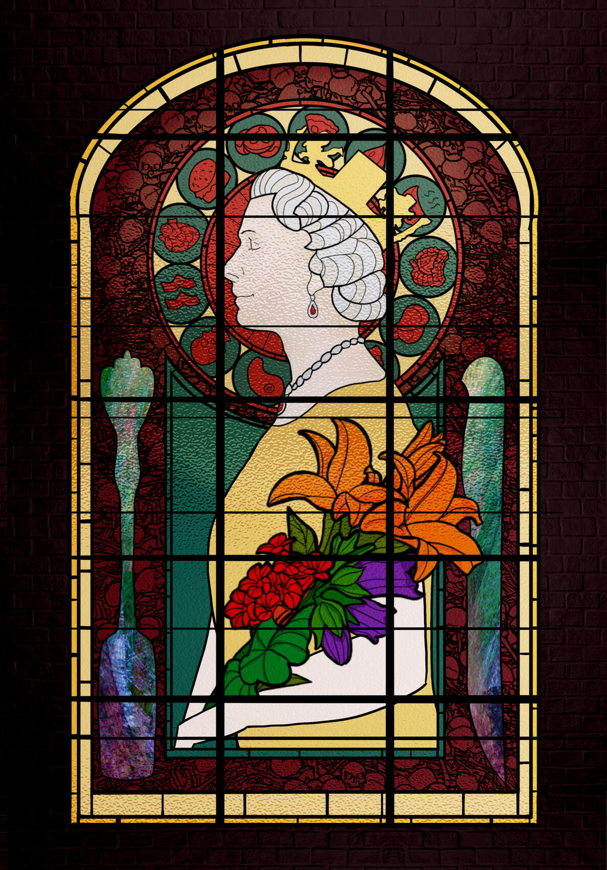 Editorial Illustration - 'Queen Elizabeth the Cannibal?!'