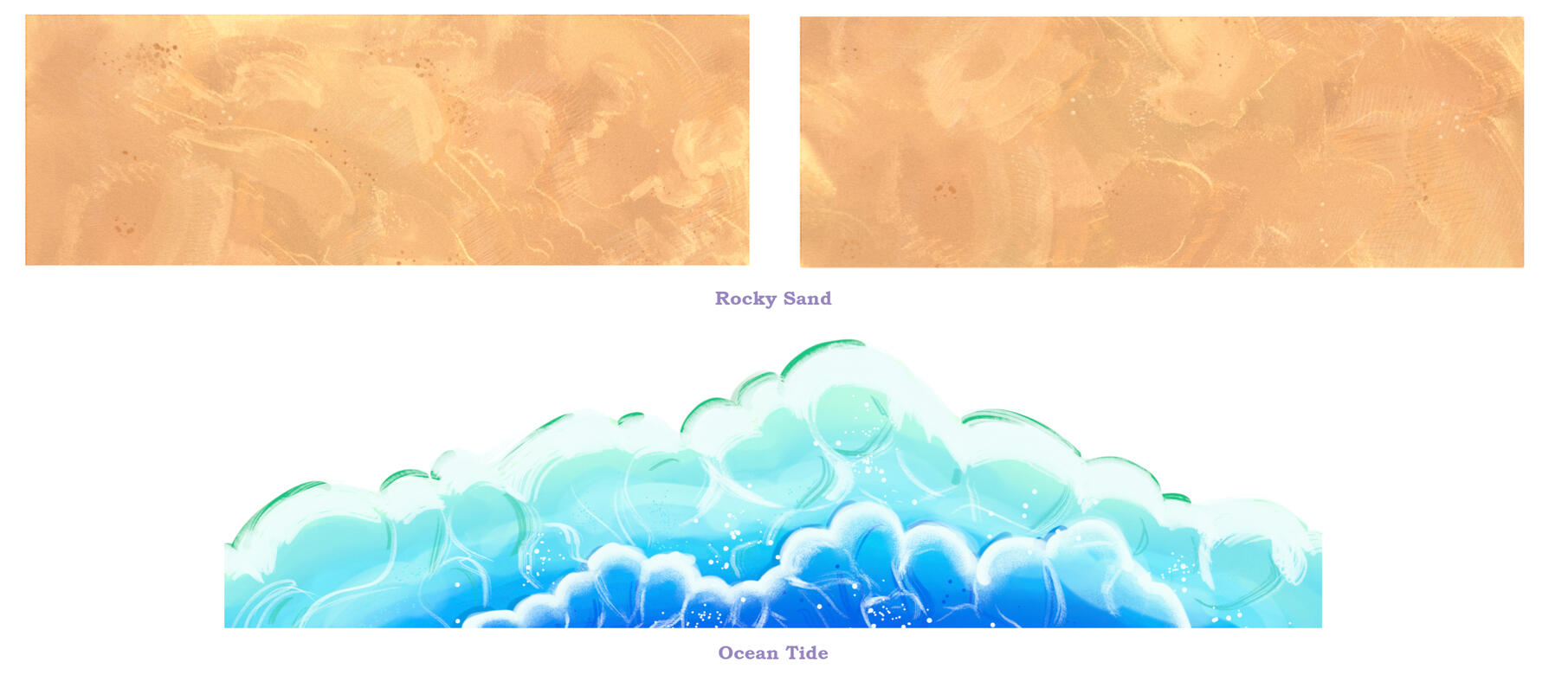 Texture and background illustrations for 48 hour game jam, with MicroJam. "FIH"