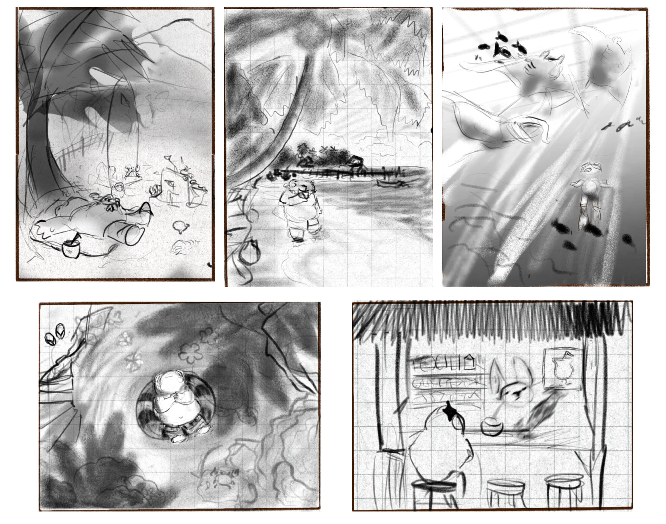 Illustration thumbnails