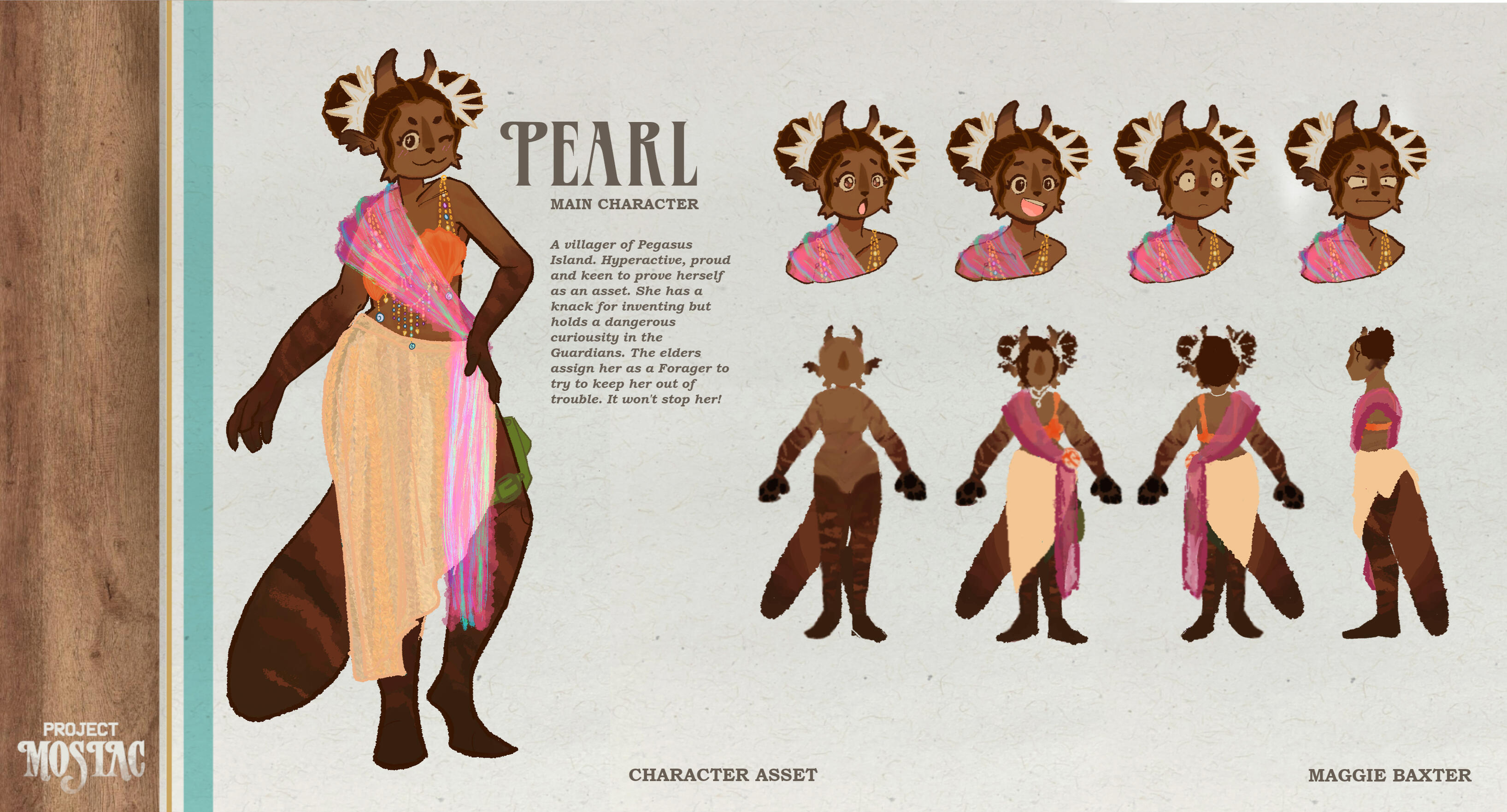 Final character sheet - main character Pearl